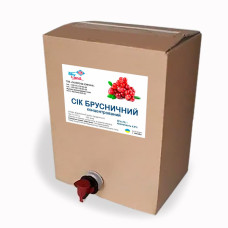 Концентрований брусничний сік, bag-in-box (10л/13кг) Концентрований брусничний сік, bag-in-box (10л/13кг)