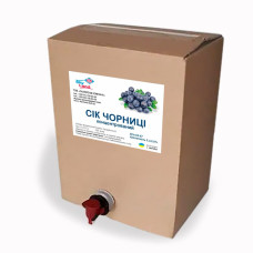 Концентрований сік чорниці, bag-in-box (10л/13кг) Концентрований сік чорниці, bag-in-box (10л/13кг)