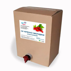 Концентрований сік червоної смородини, bag-in-box (10л/13кг)