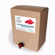 Концентрований малиновий сік, bag-in-box (20л/26кг) Концентрований малиновий сік, bag-in-box (20л/26кг)
